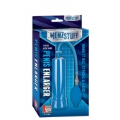Синяя вакуумная помпа MENZSTUFF PENIS ENLARGER - Dream Toys - в Магнитогорске купить с доставкой