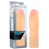 Телесная насадка-удлинитель на пенис PERFORMANCE 1.5INCH COCK XTENDER - 16 см. - Blush Novelties - в Магнитогорске купить с доставкой