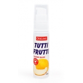 Гель-смазка Tutti-frutti со вкусом сочной дыни - 30 гр. - Биоритм - купить с доставкой в Магнитогорске