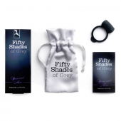 Темно-серое эрекционное кольцо Vibrating Love Ring с вибрацией - Fifty Shades of Grey - в Магнитогорске купить с доставкой