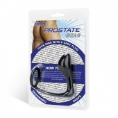 Стимулятор простаты с фиксацией эрекционным кольцом Prostate Gear - BlueLine - в Магнитогорске купить с доставкой