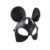 Черная кожаная маска  Мышка - Sitabella - купить с доставкой в Магнитогорске