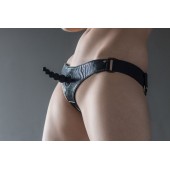 Черные трусики Better с анальной насадкой - 8 см. - Lola Games - купить с доставкой в Магнитогорске