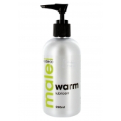 Лубрикант с согревающим эффектом MALE Cobeco Warm Lubricant - 250 мл. - Cobeco - купить с доставкой в Магнитогорске