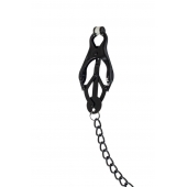 Зажимы на соски Darkside с цепочкой - Lola Games - купить с доставкой в Магнитогорске