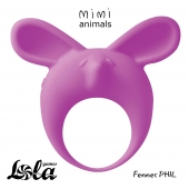 Фиолетовое эрекционное кольцо Fennec Phil - Lola Games - в Магнитогорске купить с доставкой