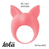 Оранжевое эрекционное кольцо Kitten Kyle - Lola Games - в Магнитогорске купить с доставкой