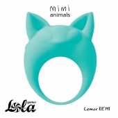 Зеленое эрекционное кольцо Lemur Remi - Lola Games - в Магнитогорске купить с доставкой