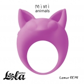 Фиолетовое эрекционное кольцо Lemur Remi - Lola Games - в Магнитогорске купить с доставкой
