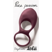 Бордовое эрекционное виброкольцо Daydream - Lola Games - в Магнитогорске купить с доставкой