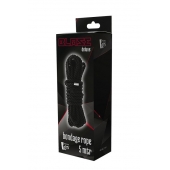 Черная веревка для шибари DELUXE BONDAGE ROPE - 5 м. - Dream Toys - купить с доставкой в Магнитогорске