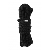 Черная веревка для шибари DELUXE BONDAGE ROPE - 5 м. - Dream Toys - купить с доставкой в Магнитогорске