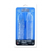 Комплект из 2 прозрачных насадок на пенис PENIS EXTENDER PACK - Dream Toys - в Магнитогорске купить с доставкой