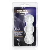 Прозрачный фигурный мастурбатор Master Stroker - Blush Novelties - в Магнитогорске купить с доставкой