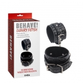 Черные наручники Surrender Wrist Restraints - Chisa - купить с доставкой в Магнитогорске