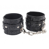 Черные наручники Surrender Wrist Restraints - Chisa - купить с доставкой в Магнитогорске