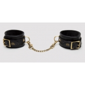Черные оковы на ноги Bound to You Faux Leather Ankle Cuffs - Fifty Shades of Grey - купить с доставкой в Магнитогорске