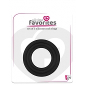 Набор из 3 эрекционных колец SILICONE COCKRINGS - Dream Toys - в Магнитогорске купить с доставкой