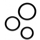 Набор из 3 эрекционных колец SILICONE COCKRINGS - Dream Toys - в Магнитогорске купить с доставкой