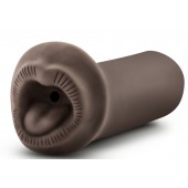 Коричневый мастурбатор-ротик Naughty Nicole - Blush Novelties - в Магнитогорске купить с доставкой