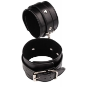 Черные оковы Classic Ankle Cuffs - Chisa - купить с доставкой в Магнитогорске