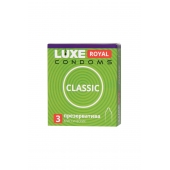 Гладкие презервативы LUXE Royal Classic - 3 шт. - Luxe - купить с доставкой в Магнитогорске