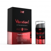 Жидкий интимный гель с эффектом вибрации Vibration! Strawberry - 15 мл. - INTT - купить с доставкой в Магнитогорске