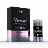 Жидкий интимный гель с эффектом вибрации Vibration! Bubble Gum - 15 мл. - INTT - купить с доставкой в Магнитогорске