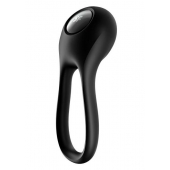 Черное эрекционное виброкольцо Majestic Duo - Satisfyer - в Магнитогорске купить с доставкой