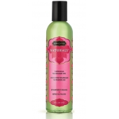Массажное масло Naturals Strawberry Dreams с ароматом клубники - 236 мл. - Kama Sutra - купить с доставкой в Магнитогорске