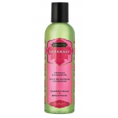 Массажное масло Naturals Strawberry Dreams с ароматом клубники - 59 мл. - Kama Sutra - купить с доставкой в Магнитогорске