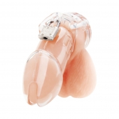 Прозрачная клетка целомудрия Acrylic See-thru Chastity Cage - BlueLine - купить с доставкой в Магнитогорске