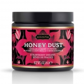 Пудра для тела Honey Dust Body Powder с ароматом клубники - 170 гр. - Kama Sutra - купить с доставкой в Магнитогорске