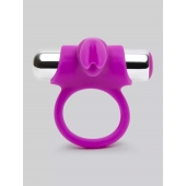 Лиловое виброкольцо с пультом ДУ Remote Control Cock Ring - Happy Rabbit - в Магнитогорске купить с доставкой