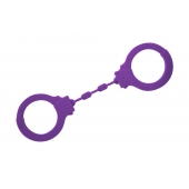 Фиолетовые силиконовые поножи Limitation - Lola Games - купить с доставкой в Магнитогорске