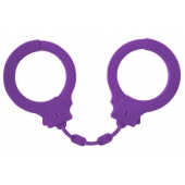 Фиолетовые силиконовые поножи Limitation - Lola Games - купить с доставкой в Магнитогорске