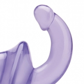 Фиолетовый безремневой страпон Strapless Strap-On - Lux Fetish - купить с доставкой в Магнитогорске