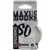 Экстремально тонкие презервативы в железном кейсе MAXUS Extreme Thin - 3 шт. - Maxus - купить с доставкой в Магнитогорске