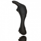 Черное эрекционное кольцо с двумя моторами Zeus Dual Vibe Cock Ring - FeelzToys - в Магнитогорске купить с доставкой