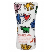 Мастурбатор-туба Keith Haring Soft Tube CUP - Tenga - в Магнитогорске купить с доставкой