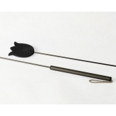 Черный стек  Тюльпан  - 60 см. - Sitabella - купить с доставкой в Магнитогорске