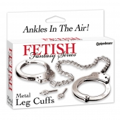 Металлические наручники Metal Leg Cuffs - Pipedream - купить с доставкой в Магнитогорске