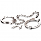 Металлические наручники Metal Leg Cuffs - Pipedream - купить с доставкой в Магнитогорске