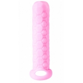 Розовый фаллоудлинитель Homme Long - 13,5 см. - Lola Games - в Магнитогорске купить с доставкой