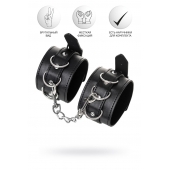 Черные оковы Anonymo из искусственной кожи - ToyFa - купить с доставкой в Магнитогорске