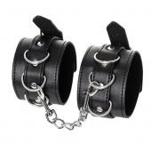 Черные оковы Anonymo из искусственной кожи - ToyFa - купить с доставкой в Магнитогорске