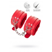 Красные оковы Anonymo из искусственной кожи - ToyFa - купить с доставкой в Магнитогорске