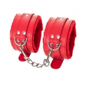 Красные оковы Anonymo из искусственной кожи - ToyFa - купить с доставкой в Магнитогорске