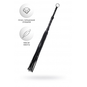 Черный флоггер Anonymo - 64 см. - ToyFa - купить с доставкой в Магнитогорске