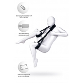 Черные кожаные стропы для фиксации Anonymo - ToyFa - купить с доставкой в Магнитогорске